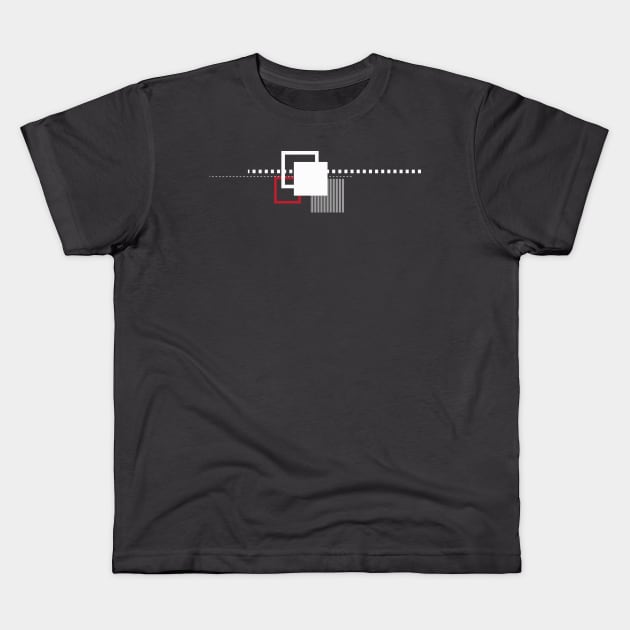 Minimal geometric art Kids T-Shirt by TKDoodle